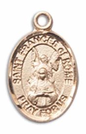 14kt Gold Saint Frances of Rome Medal