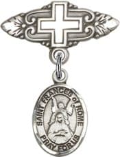 St. Frances of Rome Baby Badge