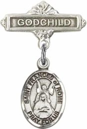 St. Frances of Rome Baby Badge