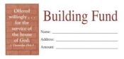 Building Fund Offering Envelopes