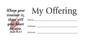 My Offering Offering Envelopes