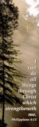 Philippians 4:13 Bookmarks