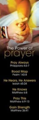 Power Of Prayer Youth Bookmarks