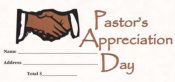 African American Pastors Appreciation Day Offering Envelopes