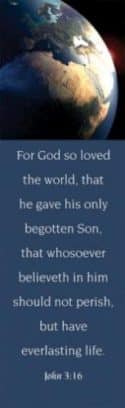 John 3:16 Bookmarks
