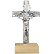 3.5" IN LOVING MEMORY STAND CRUCFIX BOXED