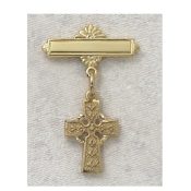 Gold on Sterling Celtic Baby Pin Boxed