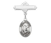 Sterling St Michael Baby Pin Boxed