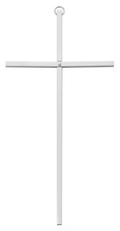 8" plated brass cross boxed