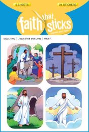 Jesus Died And Lives Stickers