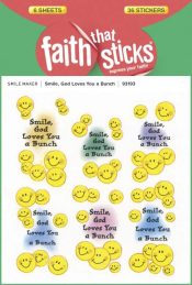 Smile God Loves You A Bunch Stickers