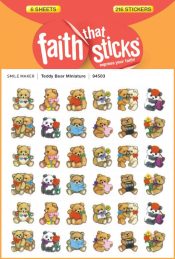 Teddy Bear Miniature Stickers