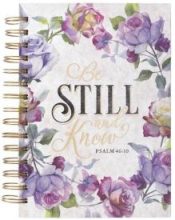 Be Still And Know Large Wirebound Journal Psalm 46:10