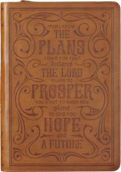 For I Know The Plans I Have For You Journal With Zipper Closure