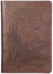 Soar Faux Leather Classic Journal With Zipper Closure