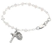 5 1/2in Crystal Baby Bracelet