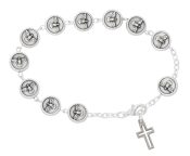 7.5" METAL HOLY SPIRIT RSRY BRACELET DELUXE BOXED