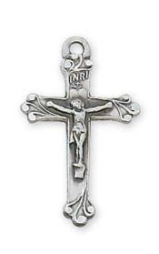 Sterling Silver Crucifix Pendant Boxed
