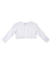 First Communion Sweater with Pearl Beads