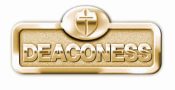 Deaconess Leadership Badge With Cross