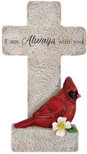Iam Always With You Cardinal Memorial Pedastal