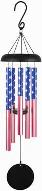 American Flag Windchime