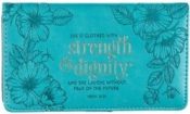 Strength And Dignity Checkbook Cover Proverbs 31:25