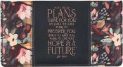 Hope And A Future Jeremiah 29:11 Checkbook Wallet Botanical