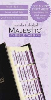 Majestic Bible Tabs Foil Edged