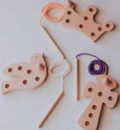 Trinity Wooden Lacing Toy Set