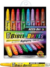 Accu Dry Bible Brites Highlighter 8 Pack