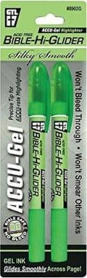 Accu Gel Bible Hi Glider Highlighter 2 Pack