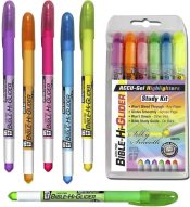 Bible Hi Glider Accu Gel Highlighter 6 Pack