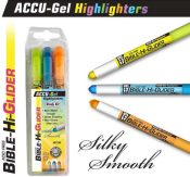 Bible Hi Glider Accu Gel Highlighter 3 Pack
