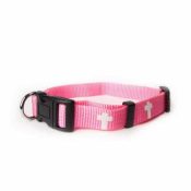 Pink Non Padded Cross Collar Large