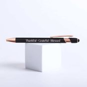 Soft Touch Gift Pen Thankful Grateful Blessed