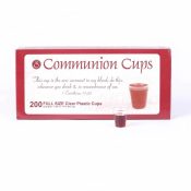Clear Communion Cups 200 Pack