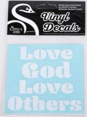 Love God Love Others Vinyl Decal
