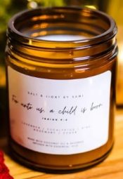 Isaiah 9:6 Unto Us Candle