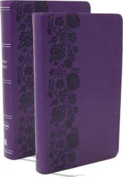 Personal Size End Of Verse Reference Bible Comfort Print With Journal SET