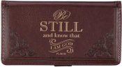 Be Still And Know Checkbook Cover Psalm 46:10