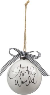 Joy To The World Ceramic (Ornament)