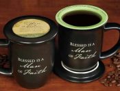 Man Of Faith Grace Outpoured Mug And Coaster Set