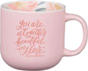 Altogether Beautiful Floral Ceramic Coffee Mug Song Of Solomon 4:7