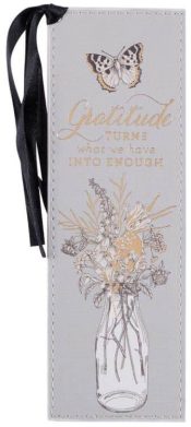 Garden Notes Gray Faux Leather