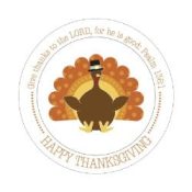 Happy Thanksgiving Plate