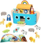 Wooden Noahs Ark With Book (Action Figure)