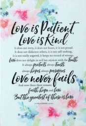 Love Is Patient (Plaque)