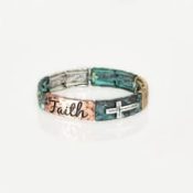 Metal Faith Prayer (Bracelet/Wristband)