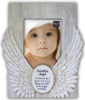 Guardian Angel Wings Photo Frame With Easel And Hanger